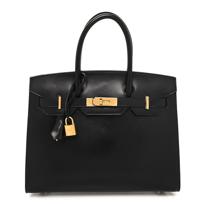 Hermes Box Birkin Sellier 30 Black 1 of 13