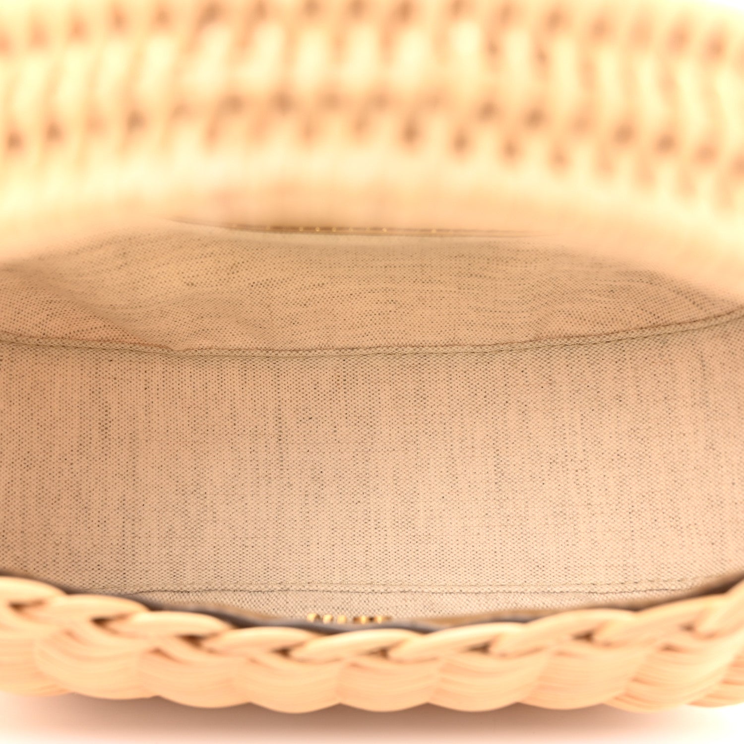 Miu Miu Wicker Wander Hobo Platino 5 of 10