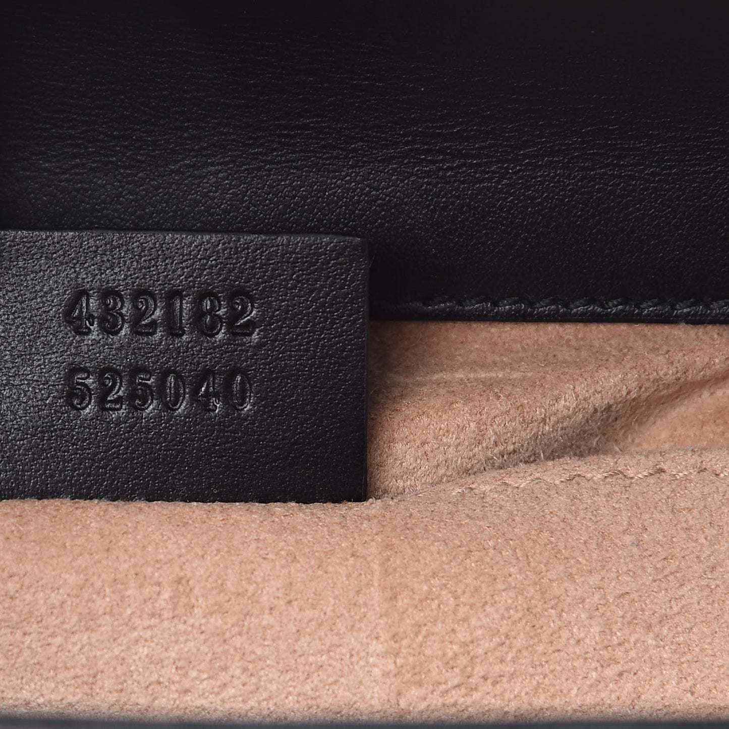 Calfskin GG Supreme Monogram Small Padlock Shoulder Bag Black Gold