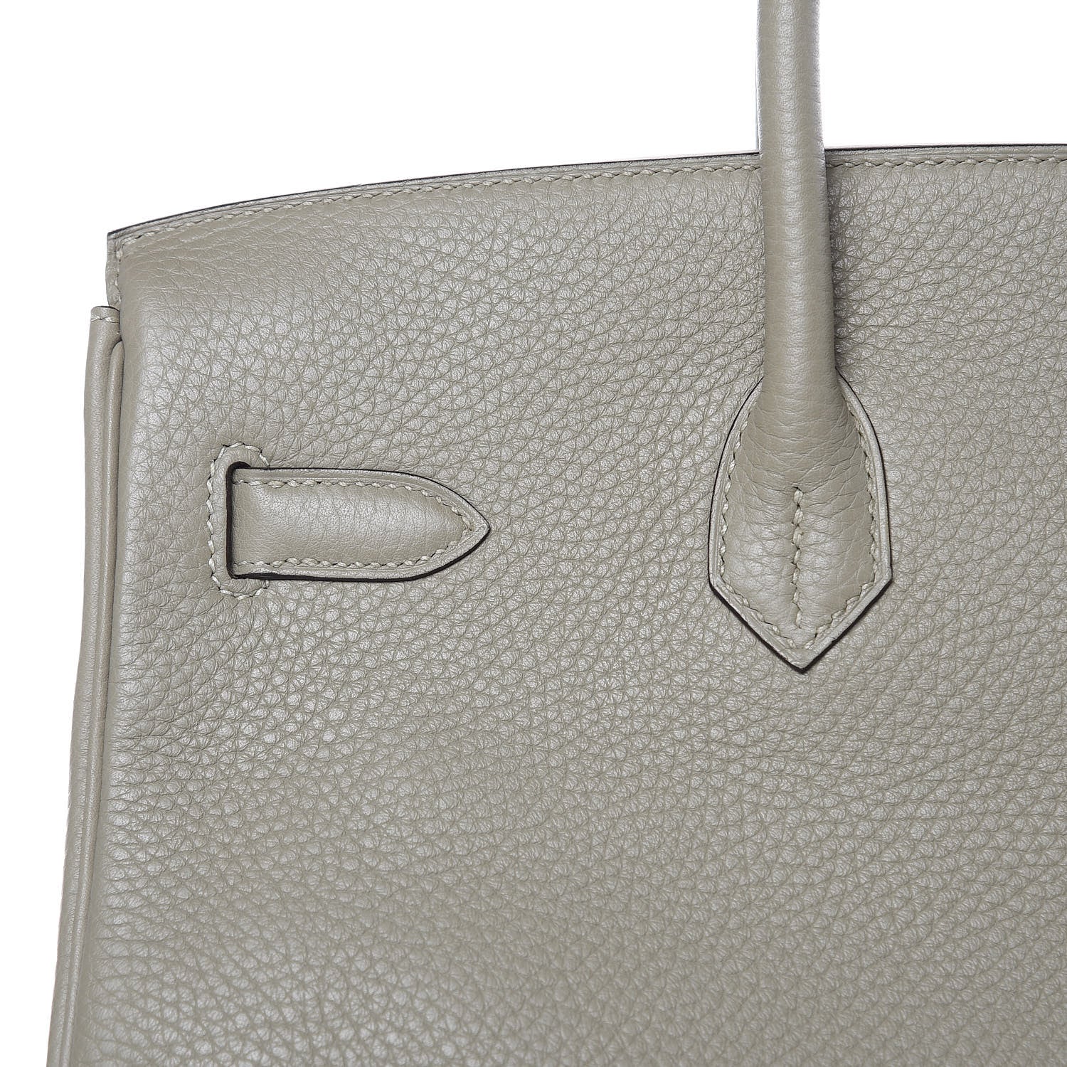 Hermes Taurillon Clemence Birkin 35 Sauge 25 of 28
