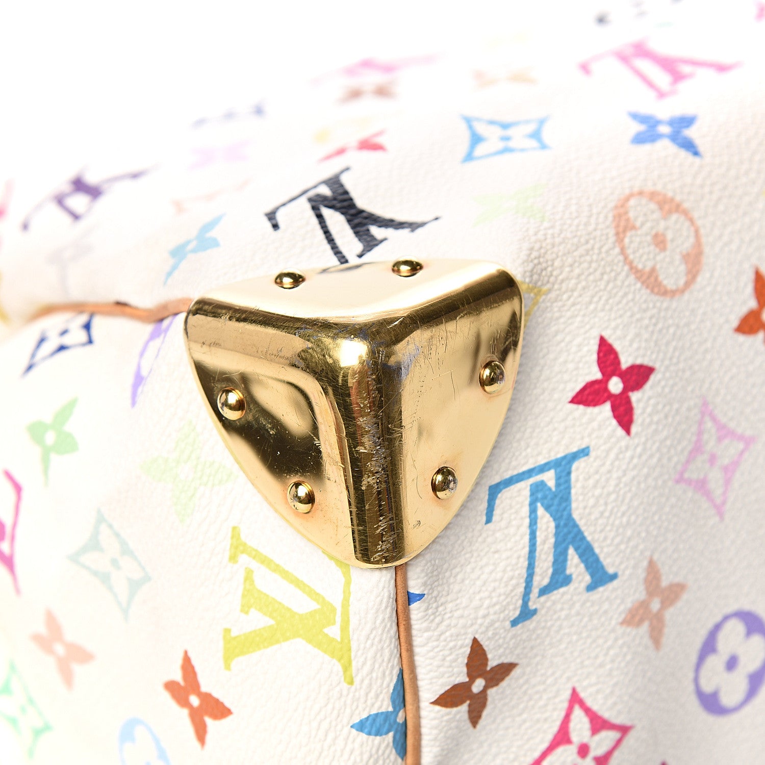 Louis Vuitton Monogram Multicolor Speedy 30 White 9 of 13