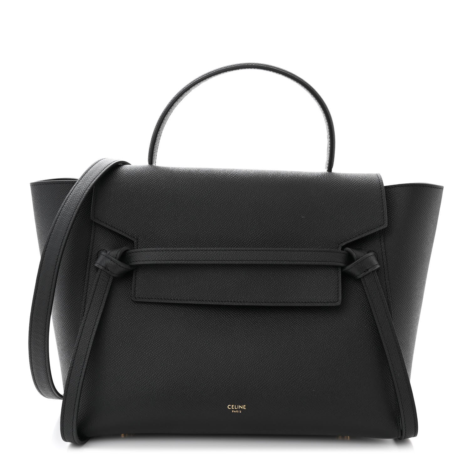 Celine Grained Calfskin Mini Belt Bag Black 1 of 11