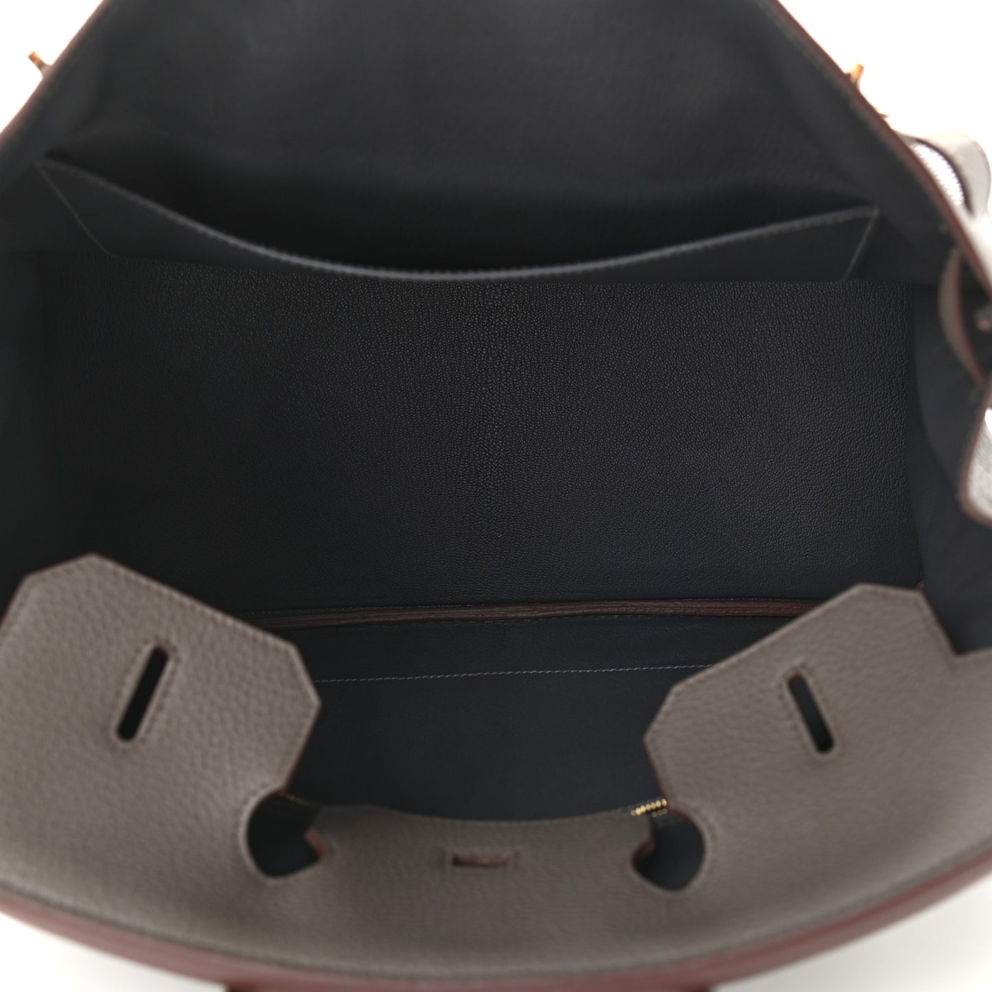 Taurillon Clemence Lizard Club Birkin 35 Etain Graphite