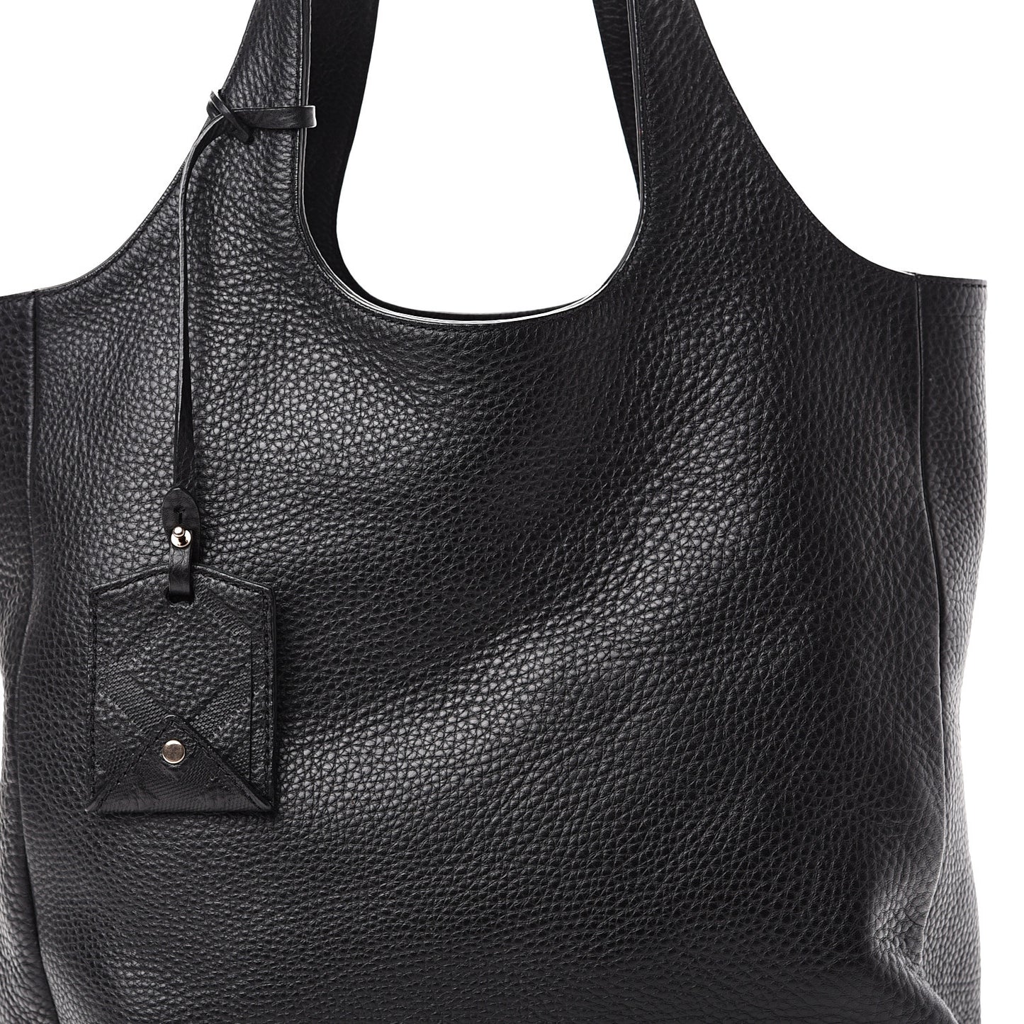 Brit Calfskin Medium Shopper Black