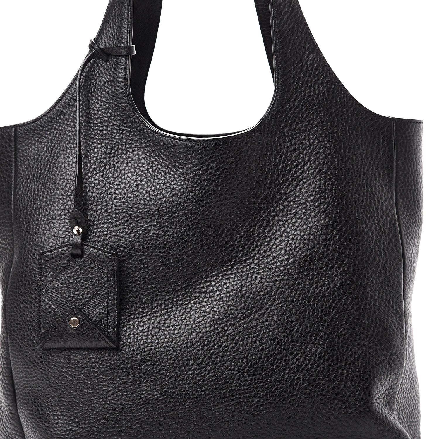 Burberry Brit Calfskin Medium Shopper Black 10 of 14