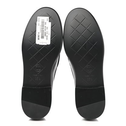 Chanel Lambskin Quilted CC Turnlock Loafers 35.5 Black 5 of 10
