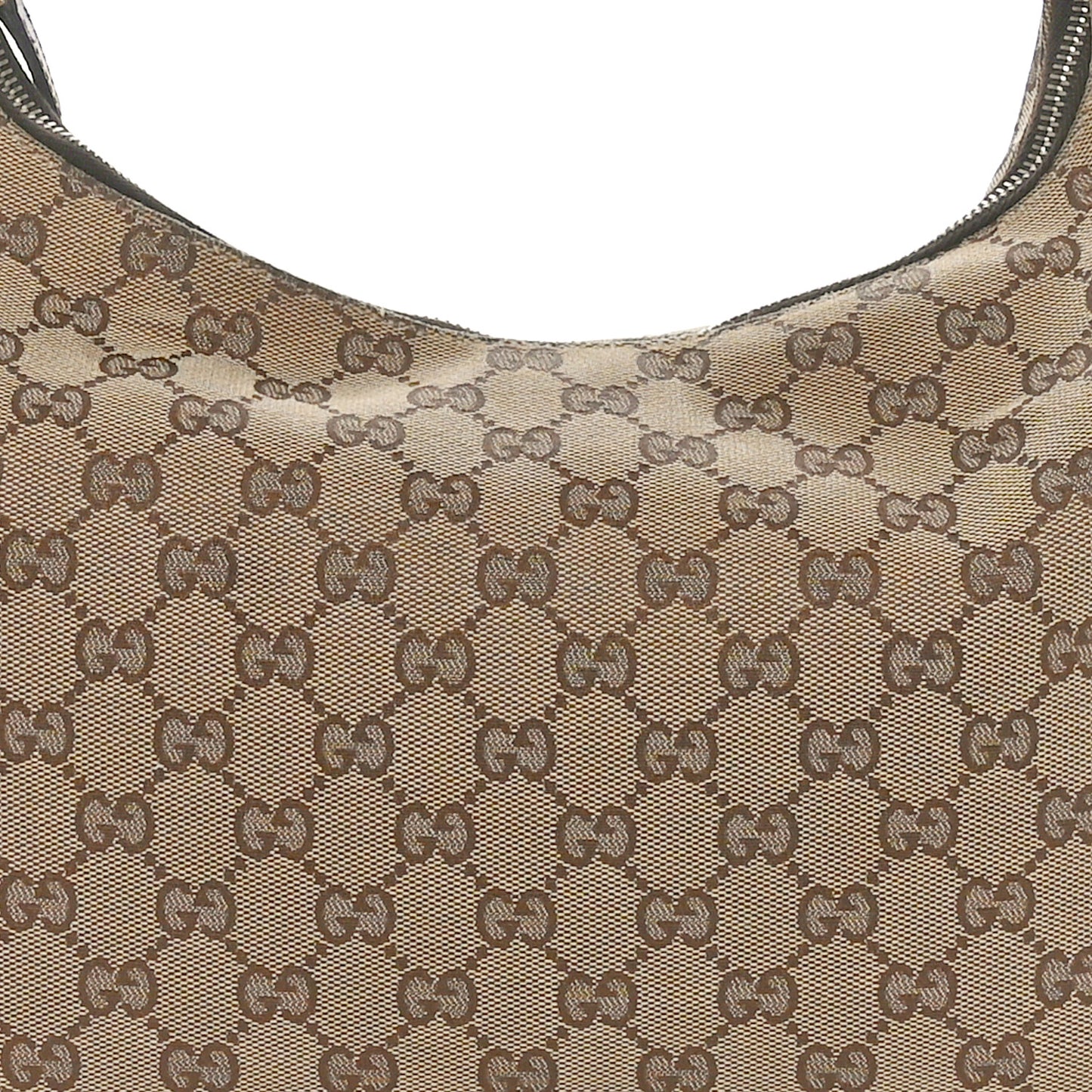 Monogram Medium Horsebit Chain Hobo Dark Brown