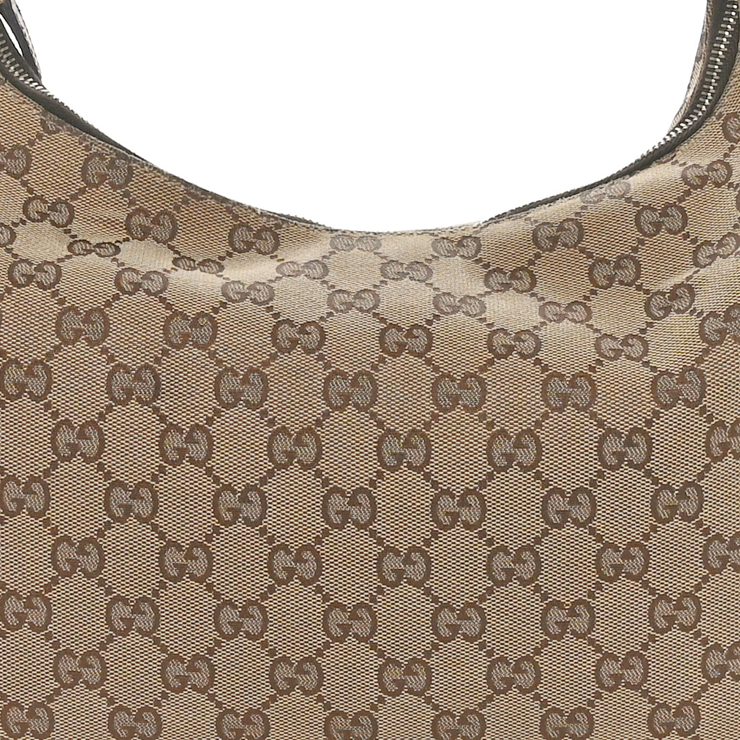 Gucci Monogram Medium Horsebit Chain Hobo Dark Brown 8 of 10