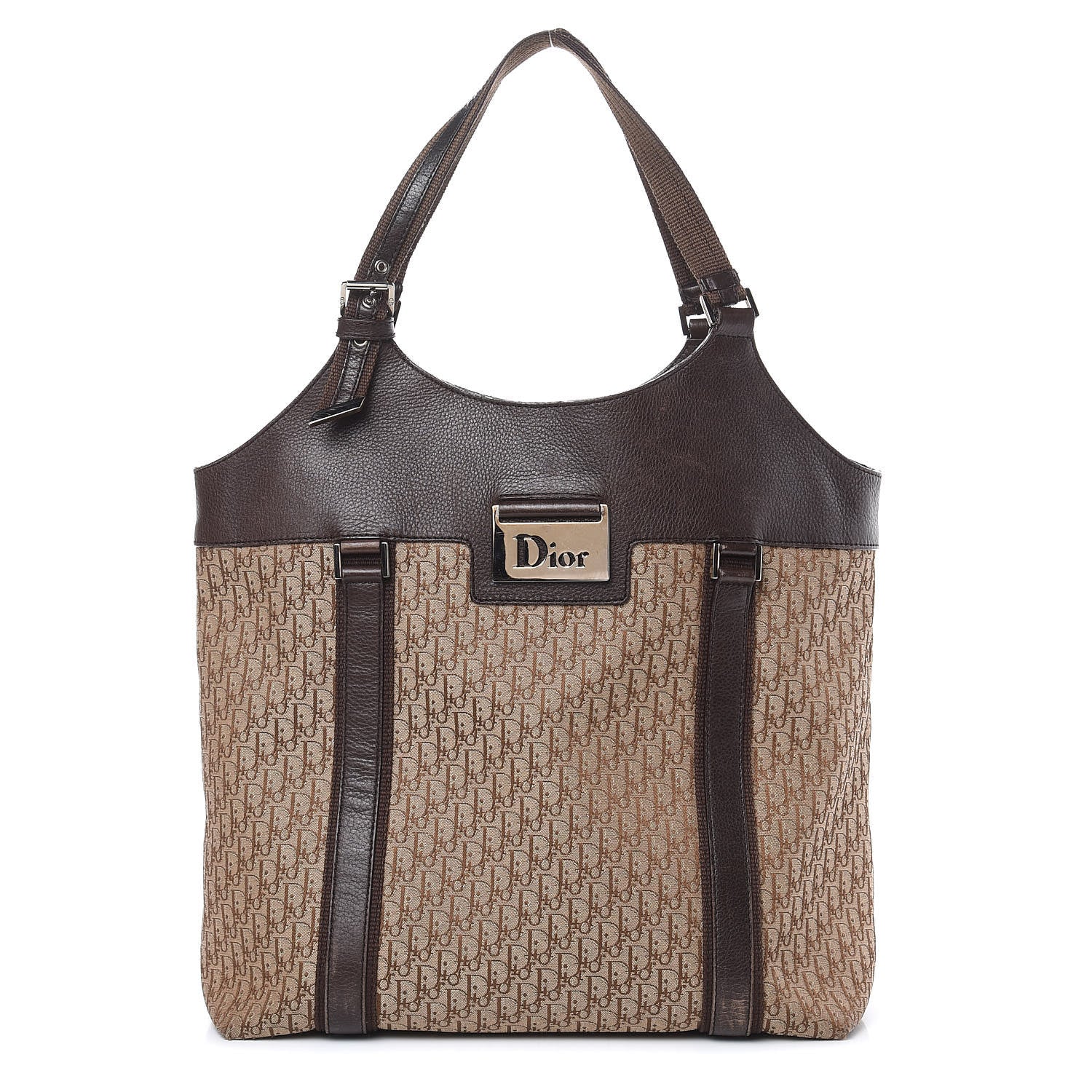 Christian Dior Diorissimo Tote Dark Brown 1 of 20
