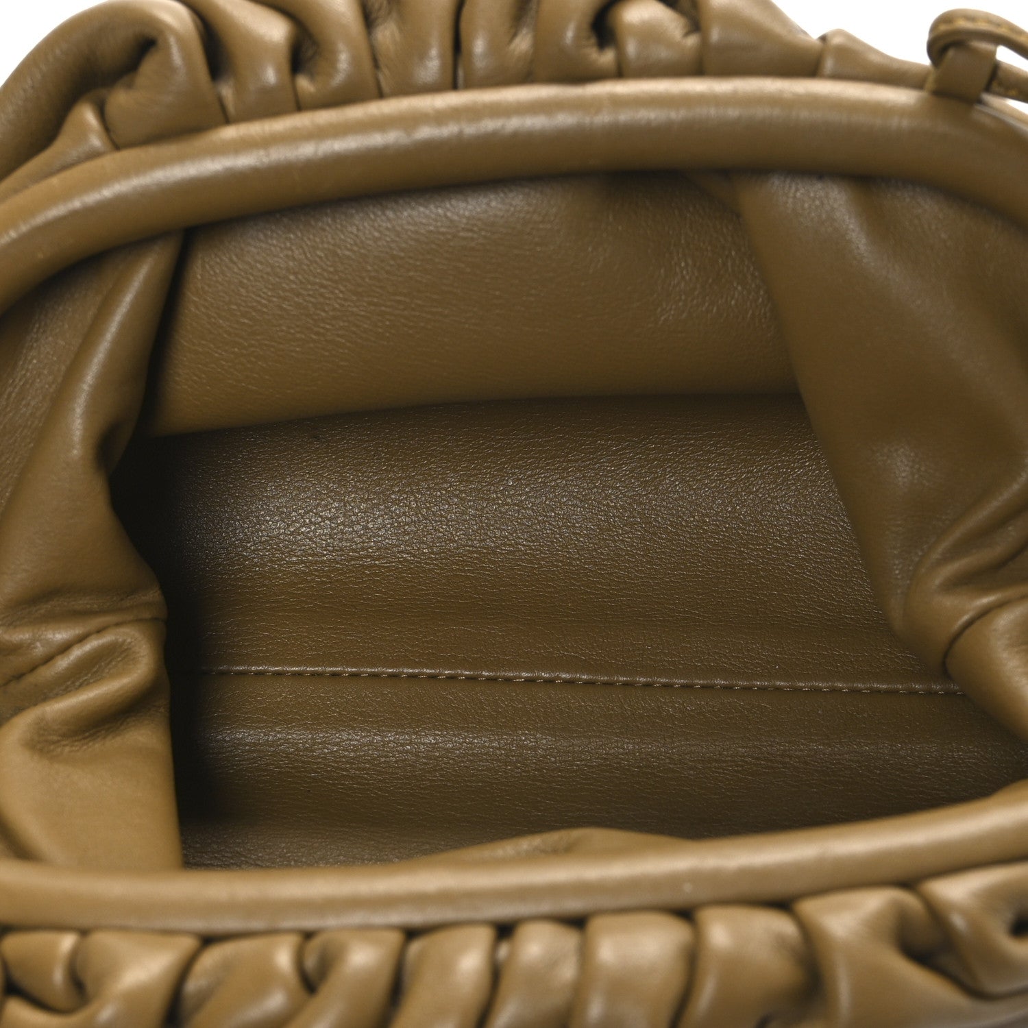 Bottega Veneta Butter Calfskin The Mini Pouch Moutarde 5 of 10
