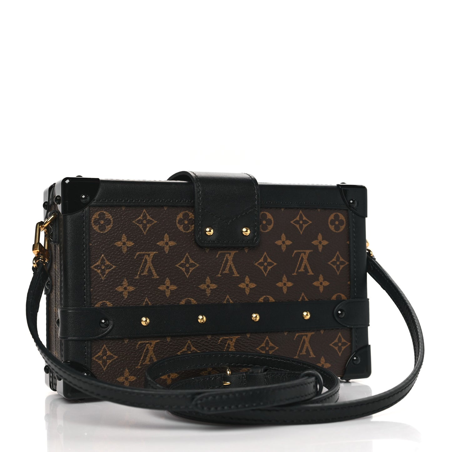 LOUIS VUITTON Monogram Petite Malle Black
