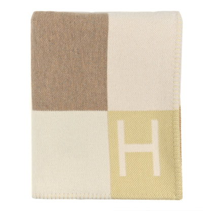 Hermes Cashmere Avalon Vibration Blanket Tisane 1 of 3