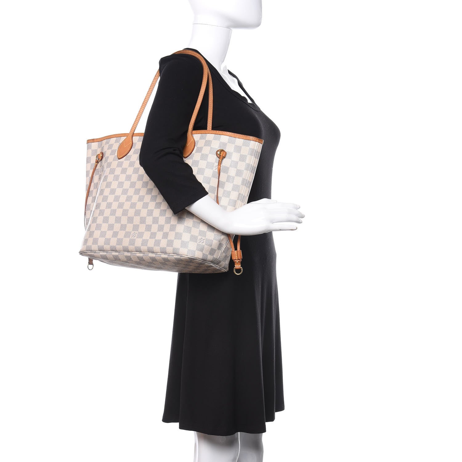 Louis Vuitton Damier Azur Neverfull MM 2 of 13