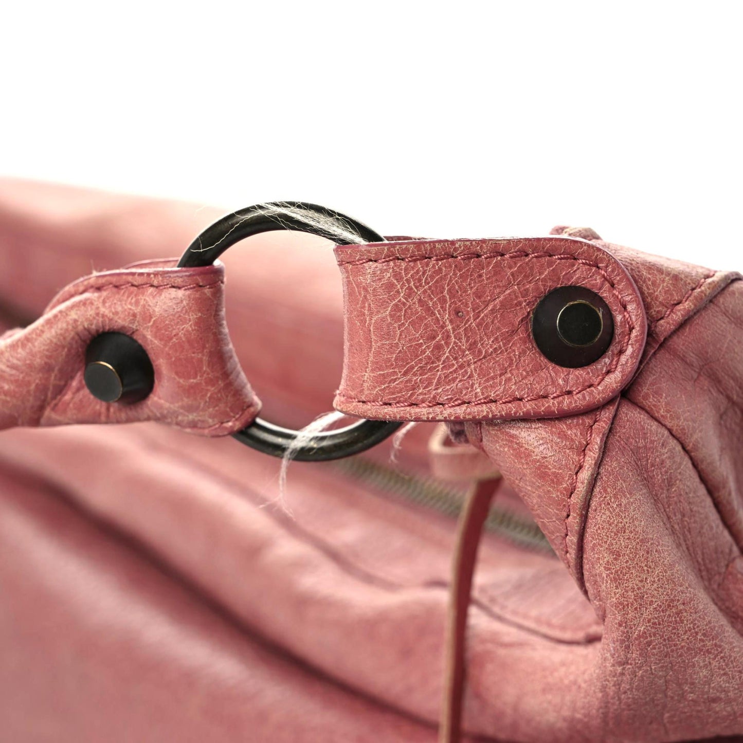 Agneau Classic Hardware Day Hobo Rose Bruyere