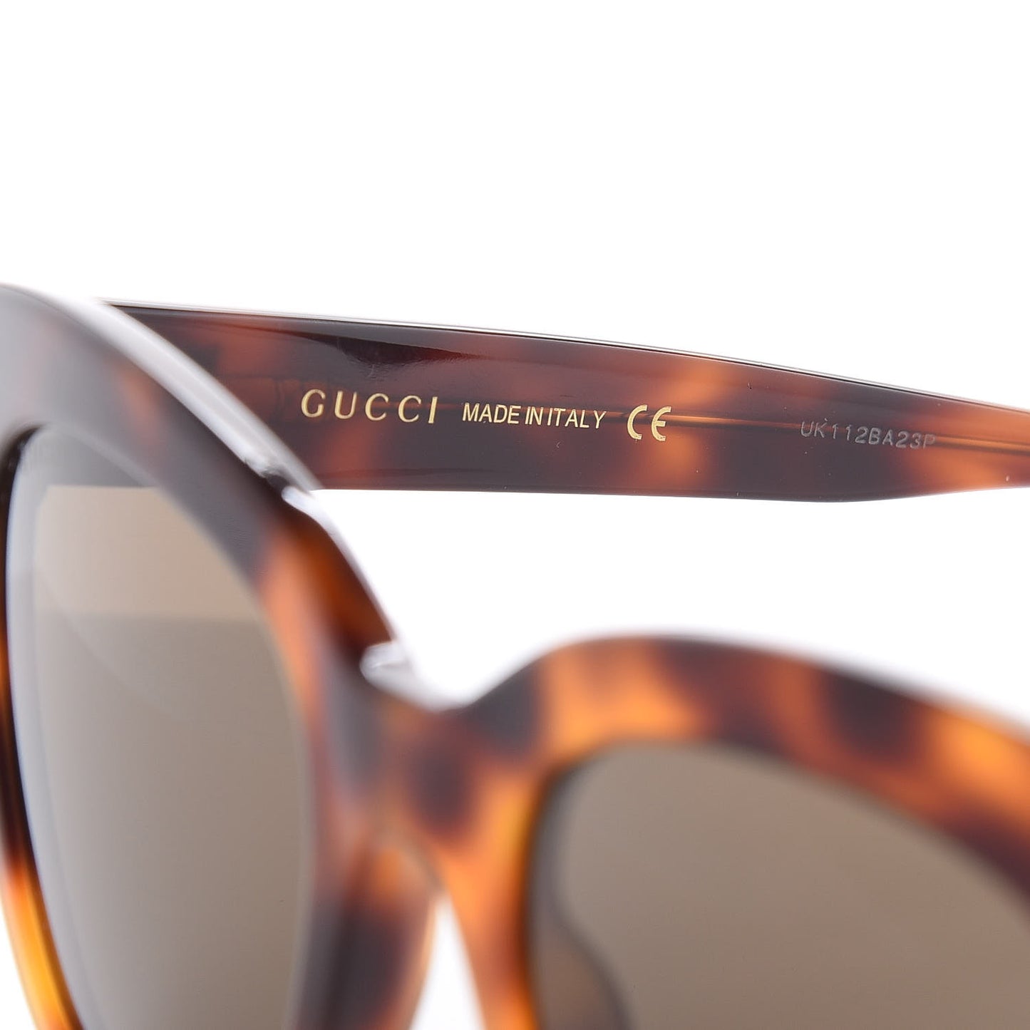 Acetate Square Frame Sunglasses GG0029S Tortoise