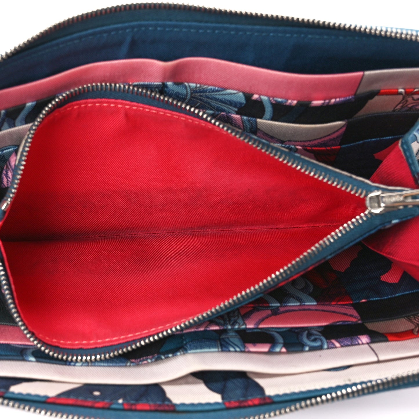 Epsom Silk'In Wallet Bleu De Galice