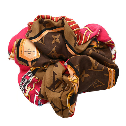 Louis Vuitton Silk Monogram Be Mindful Trop Chou Scrunchie 1 of 6