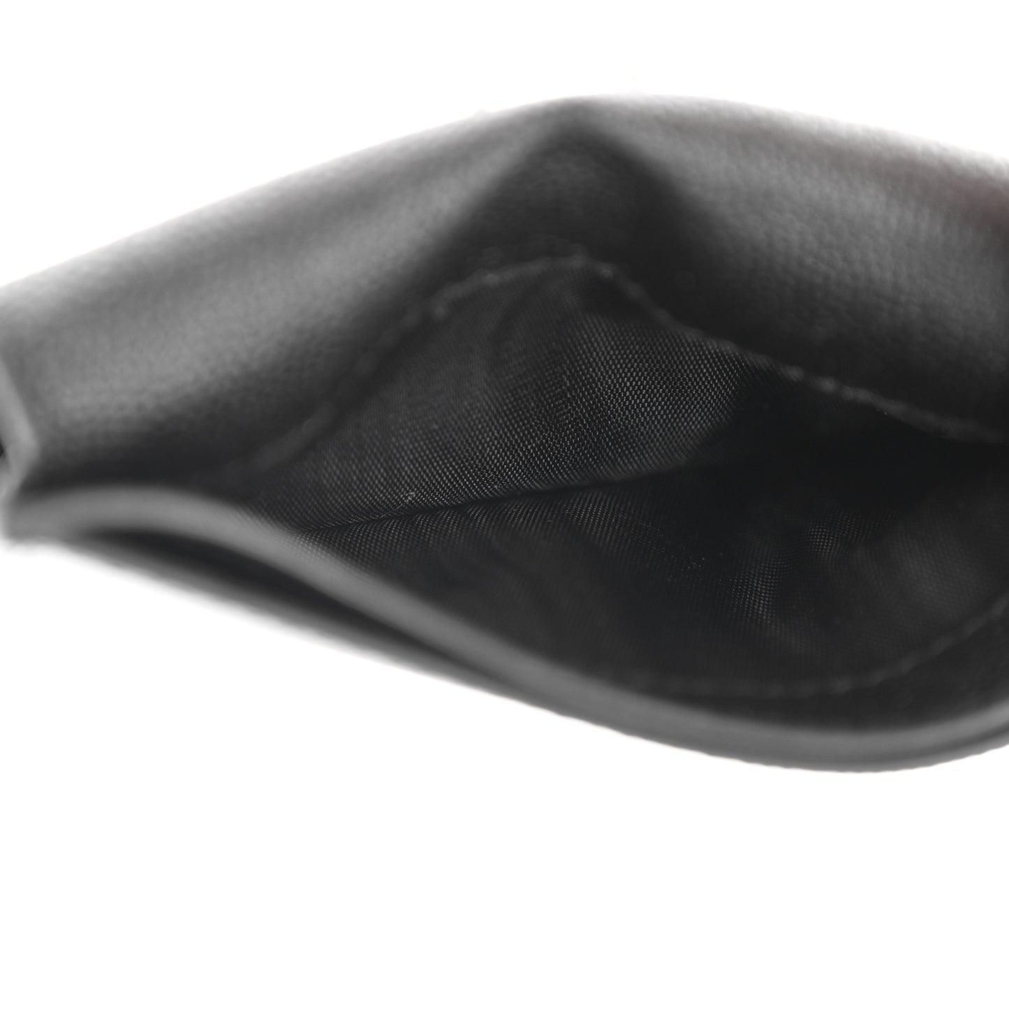 Grain De Poudre Uptown Monogram Card Case Black
