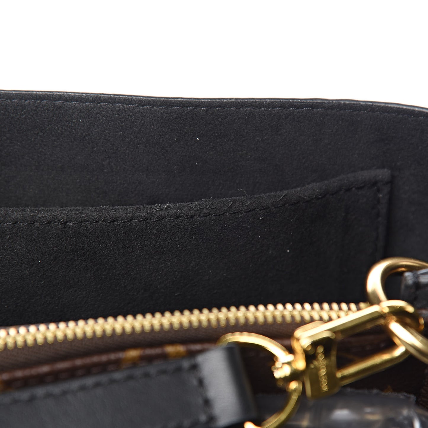 Monogram Flower Tote Black