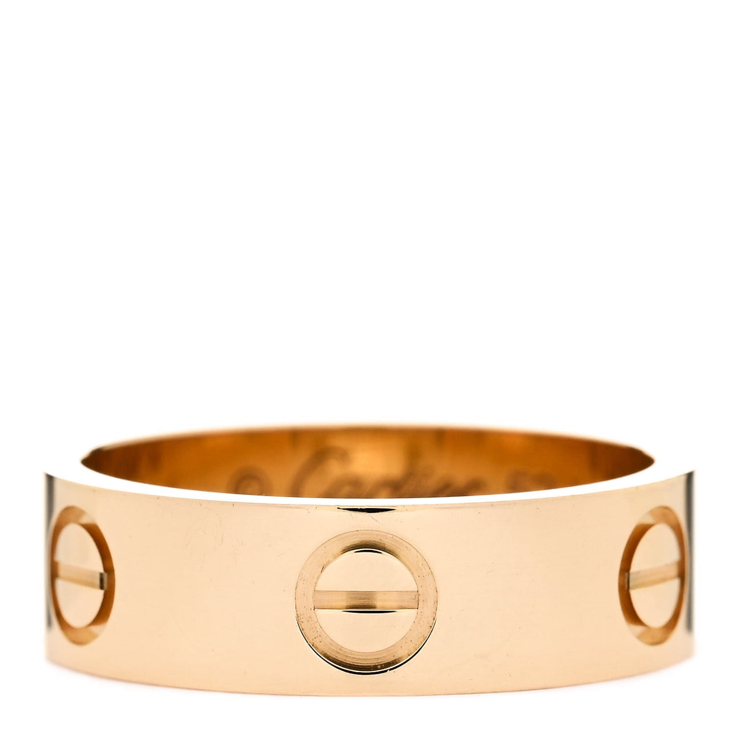 18K Yellow Gold 5.5mm LOVE Ring 52 6