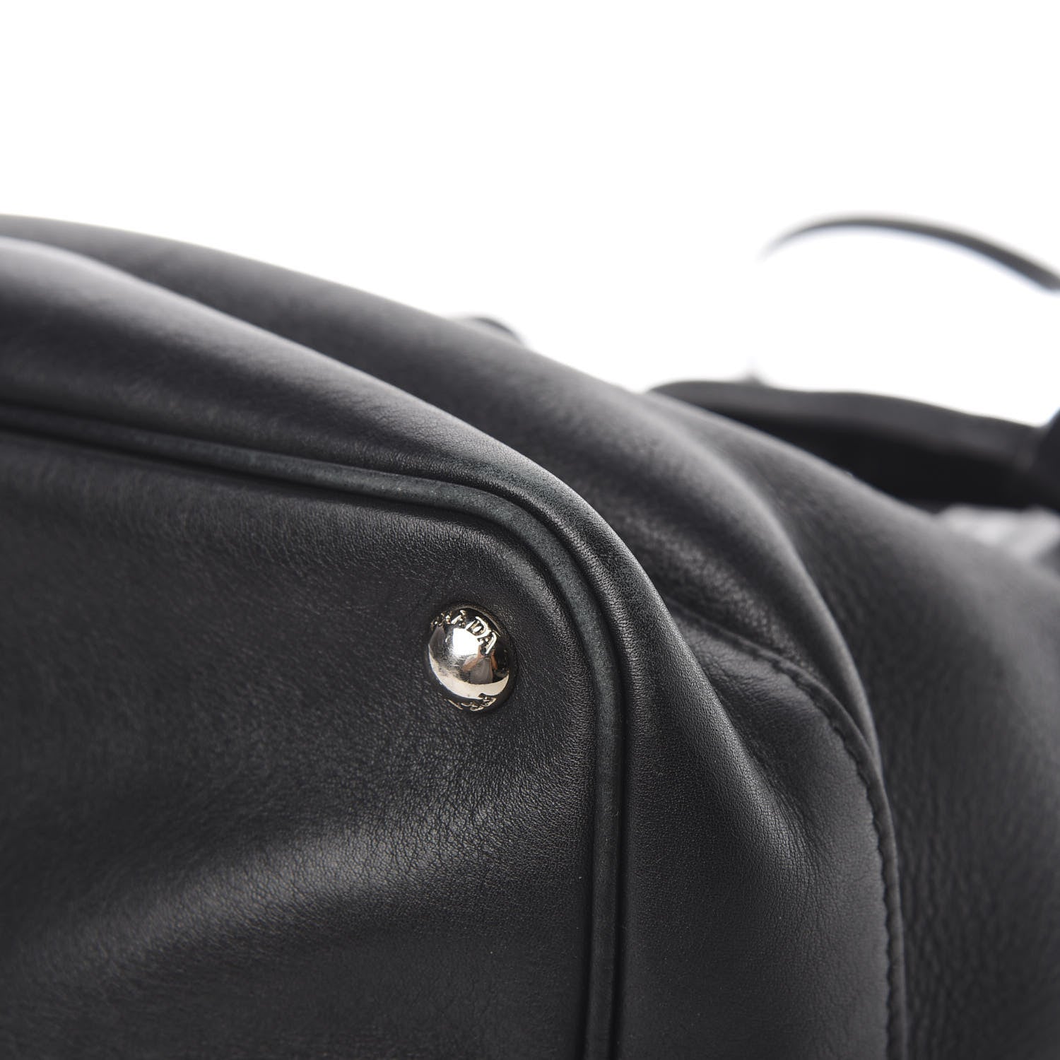 Prada City Calfskin Sport Bucket Bag Black 10 of 16
