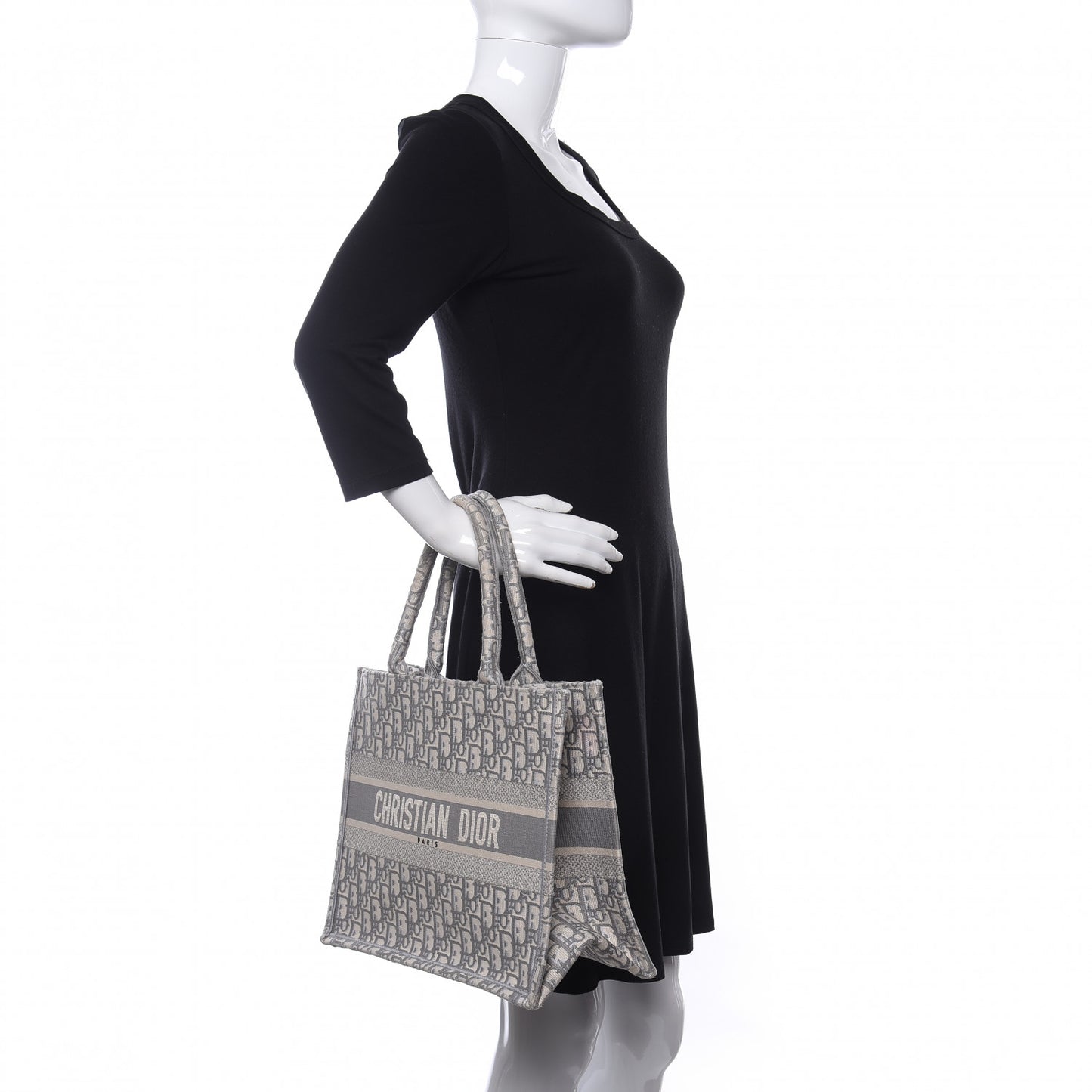 Oblique Medium Book Tote Grey