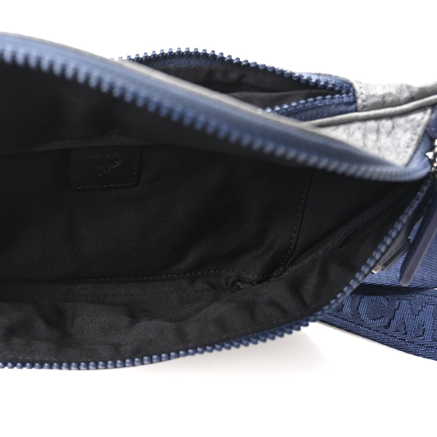 MCM Visetos Medium Belt Bag Phantom Grey 5 of 10