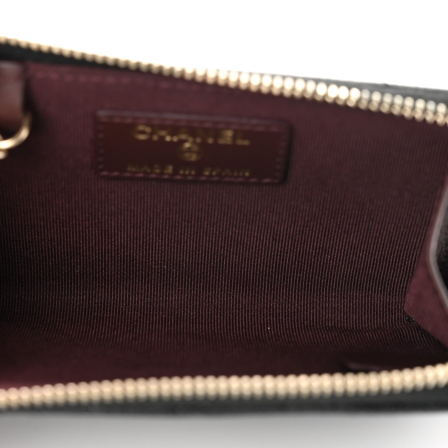 Chanel Caviar Quilted Zipped Key Holder Case Black 5 of 7