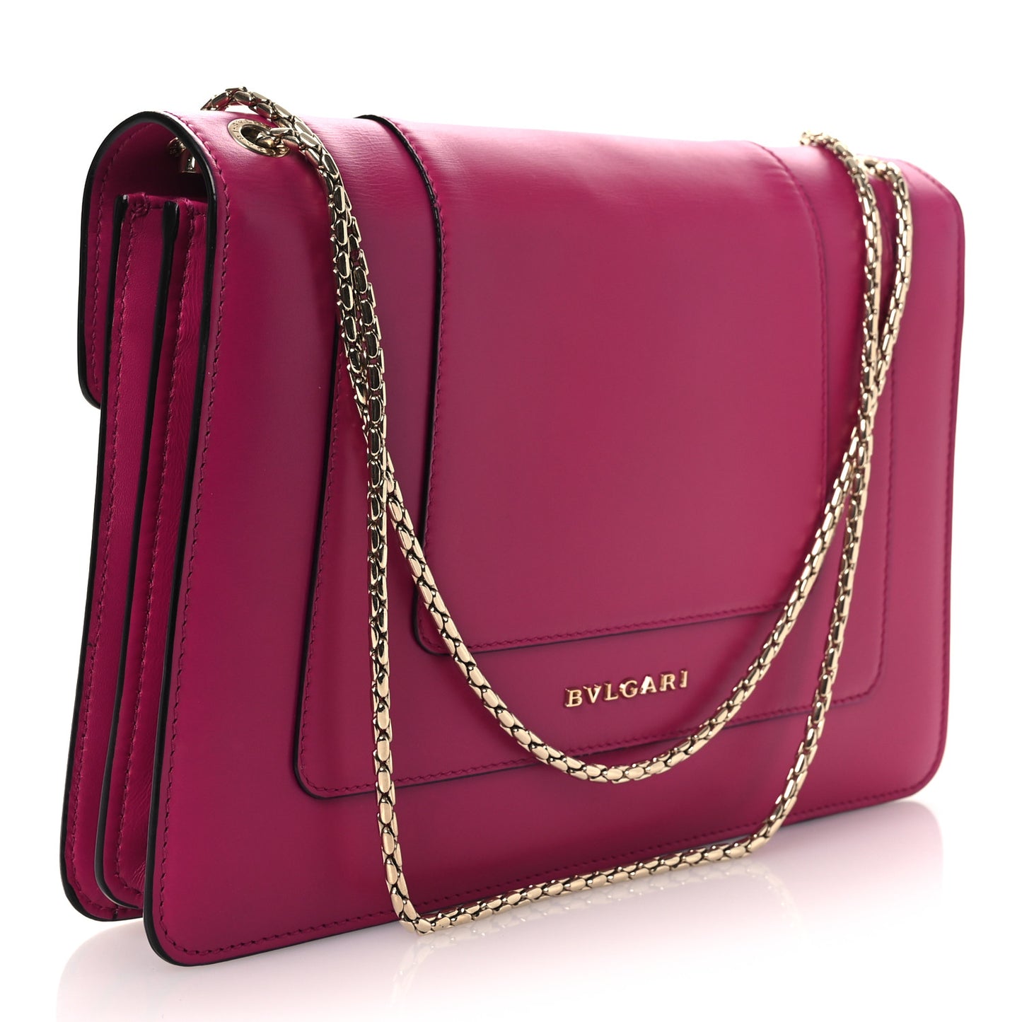 Calfskin Serpenti Forever Shoulder Bag Pink