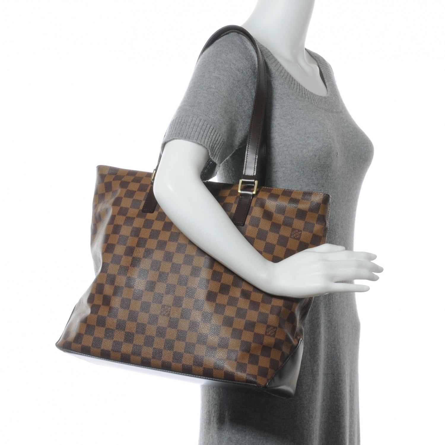 Louis Vuitton Damier Ebene Cabas Mezzo 2 of 7