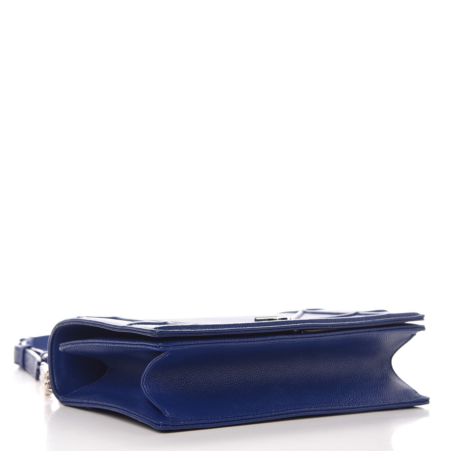 Christian Dior Grained Calfskin Medium Diorama Flap Bag Bleu De Minuit 4 of 8