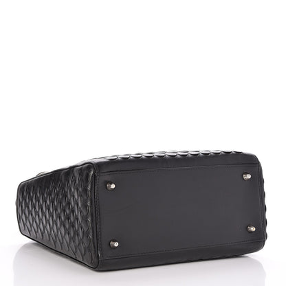 Christian Dior Lambskin Fish Scale Detail Medium Lady Dior Black 4 of 7