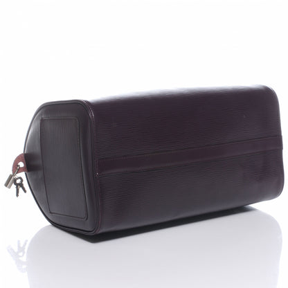 Louis Vuitton Epi Speedy 30 Cassis Purple 4 of 7