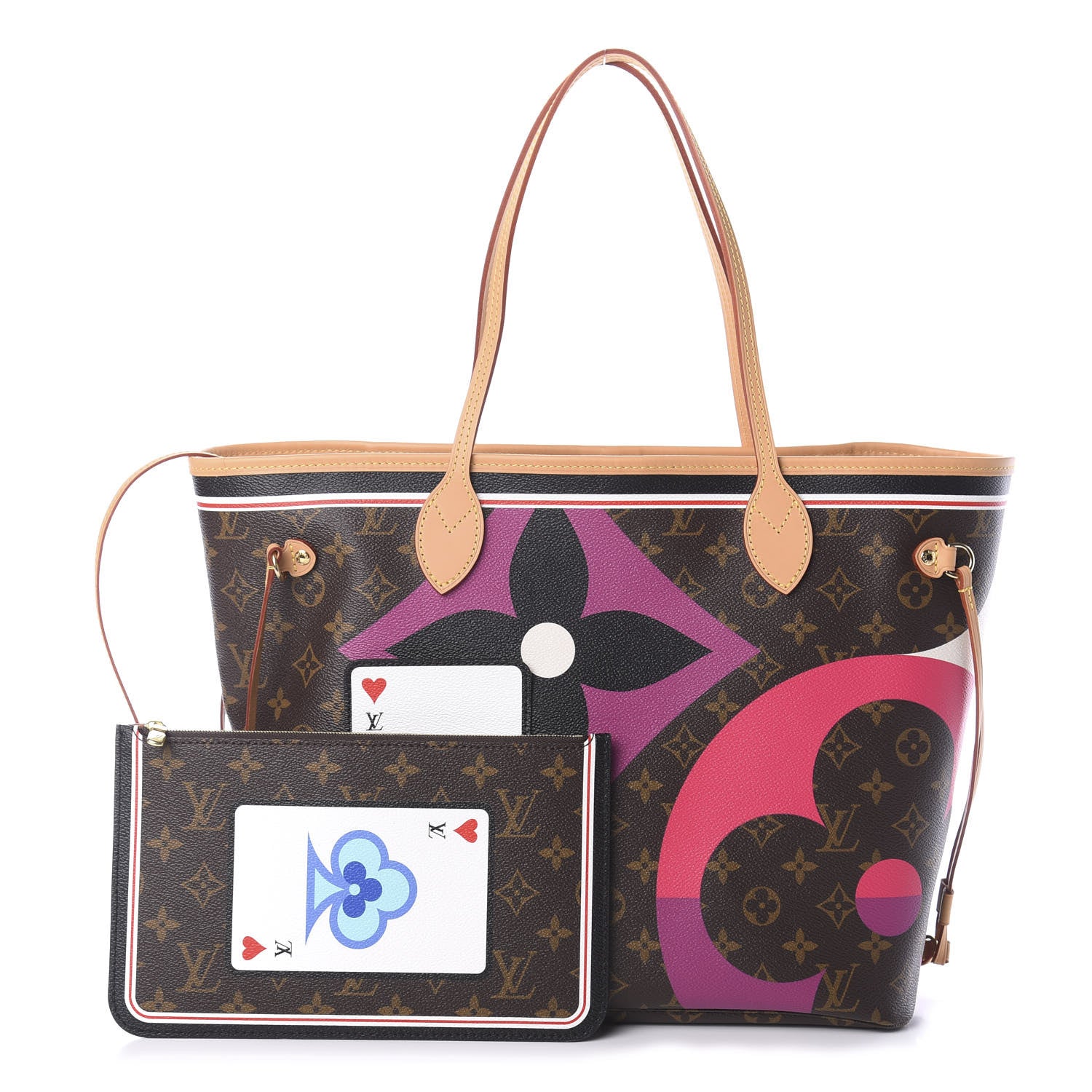 Louis Vuitton Monogram Game On Neverfull MM 1 of 9