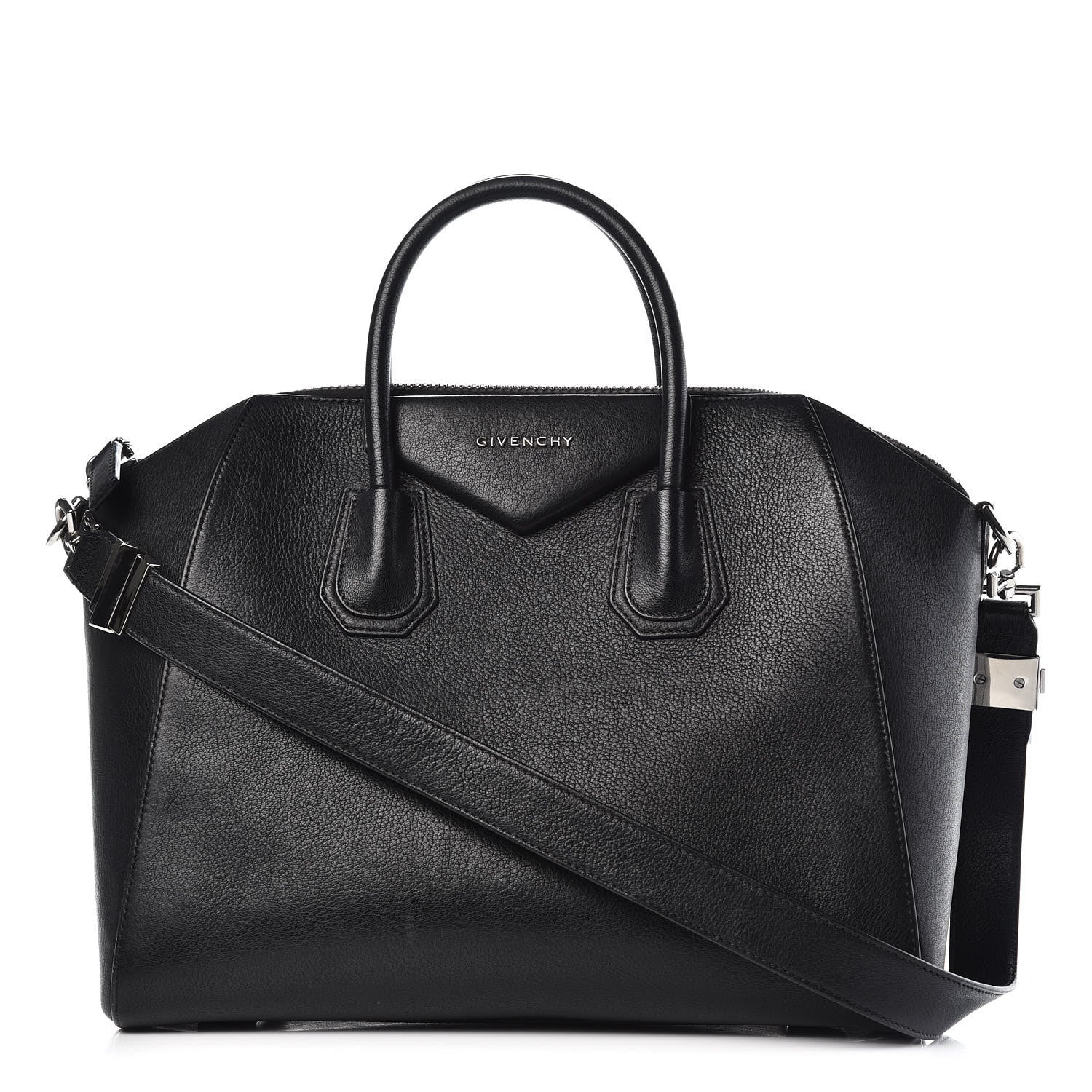 Givenchy Sugar Goatskin Medium Antigona Black 1 of 16