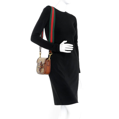 Gucci Monogram Small Lady Web Shoulder Bag Beige Cuir 2 of 7