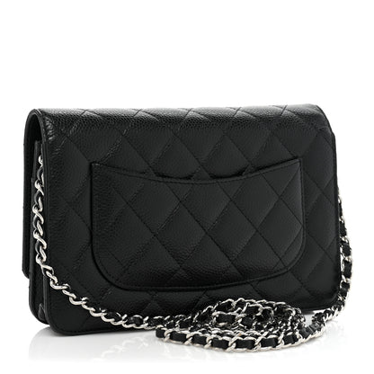 Chanel Caviar Quilted Wallet On Chain WOC Black 3 of 10
