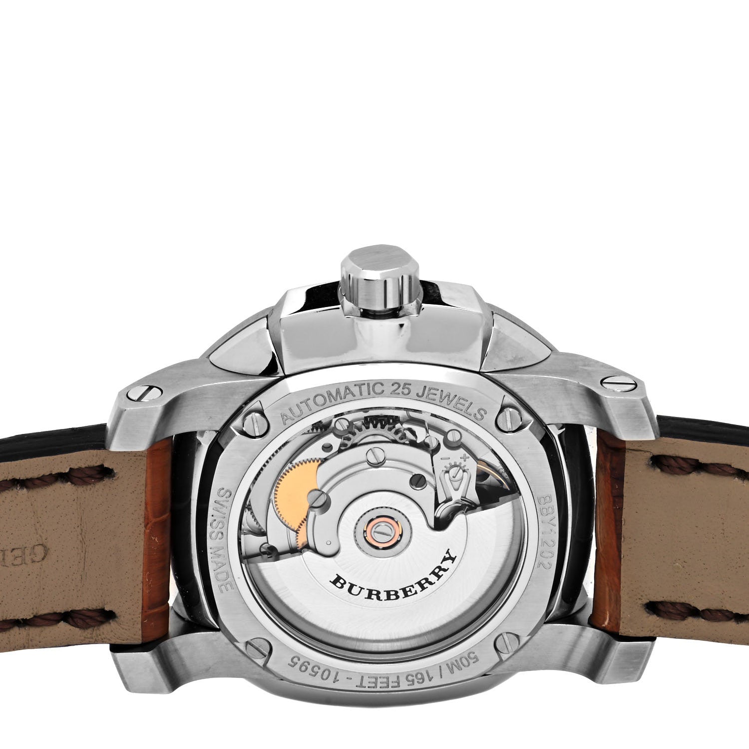 Burberry Stainless Steel Alligator 41mm The Britain Automatic Watch Black BBY1202 4 of 4