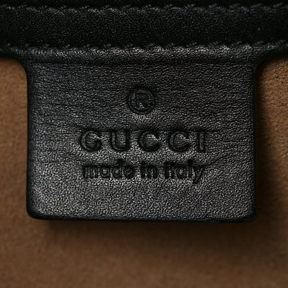 Gucci GG Supreme Monogram Medium Padlock Tote Black 6 of 11