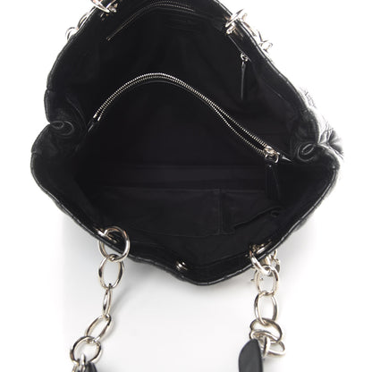 Christian Dior Lambskin Cannage Large Dior Soft Shopping Tote Black 5 of 15