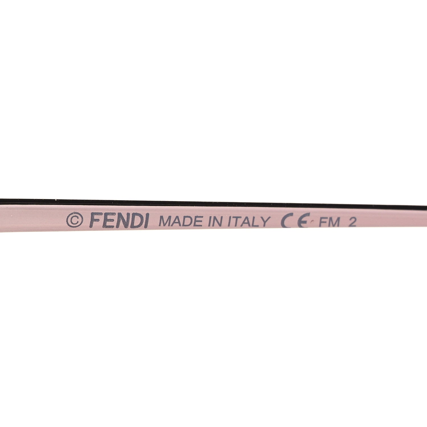 Fendi Crystal Round Sunglasses FF0324/S Rose 6 of 8