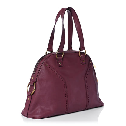 Saint Laurent Calfskin Large Muse Magenta 3 of 13