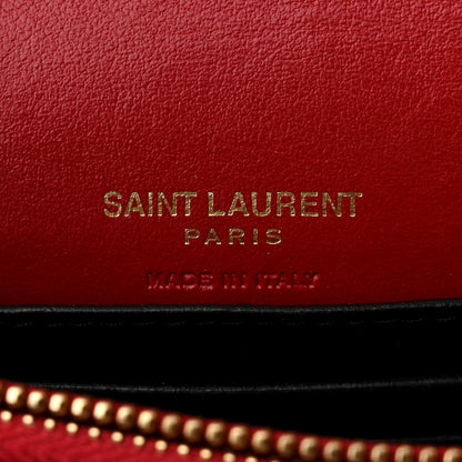 Saint Laurent Smooth Calfskin Monogram Kate Belt Bag Red 7 of 11