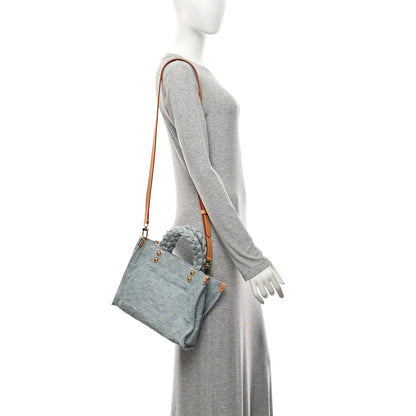 Louis Vuitton Monogram Washed Denim Let Go PM Sky Blue 2 of 10