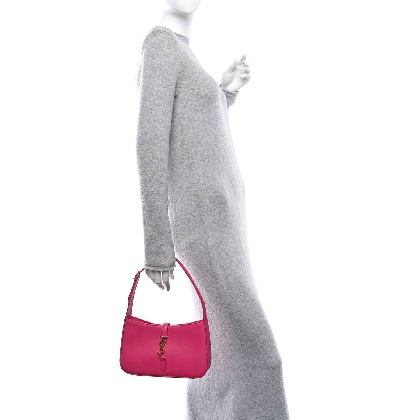 Smooth Calfskin Le 5 A 7 Hobo Bubblegum