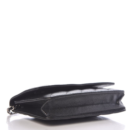 Chanel Caviar Quilted Wallet On Chain WOC Black 4 of 10