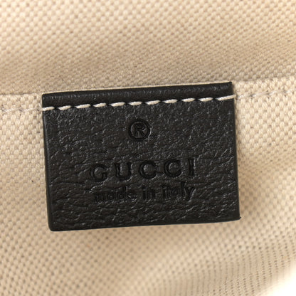 Gucci Velvet GG Monogram Textured Calfskin Web Small Double Buckle Backpack Red Cipria Black 6 of 9