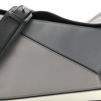 Loewe Calfskin Medium Puzzle Bag Grey Multito 7 of 9