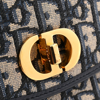 Christian Dior Oblique 30 Montaigne Avenue Pouch With Flap Blue 8 of 8