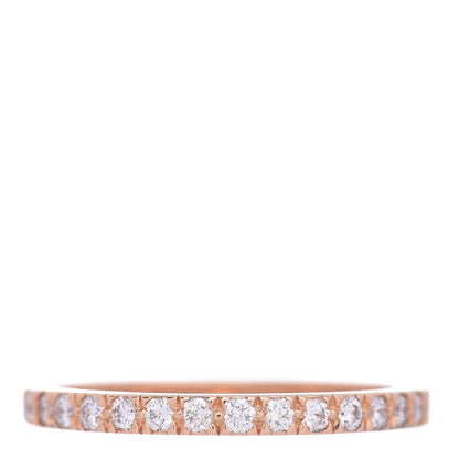 Tiffany 18K Rose Gold Diamond Novo Half Circle Band Ring 49 4.75 1 of 5